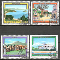 Italien 1989, MiNr. 2084 - 2087; Tourismus, Alb. 05 - 1981-90: Used