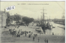 LORIENT- LE BASSIN DE COMMERCE ER LE COURS DES QUAIS - Lorient