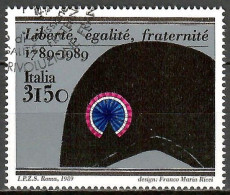 Italien 1989, MiNr. 2092; 200. Jahrestag Der Französischen Revolution, Alb. 05 - 1981-90: Afgestempeld