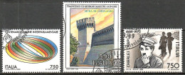 Italien 1989, MiNr. 2091+2093+2094; Alb. 05 - 1981-90: Used