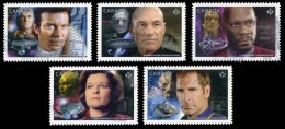 Canada (Scott No.2986-90 - Star Trek Second Set) (o) Set Of 5 - Oblitérés