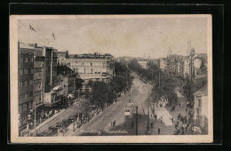 AK Hamburg, Strassenbahn Auf Der Reeperbahn  - Tramways