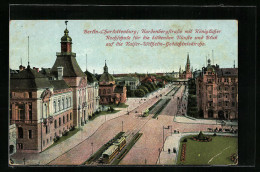 AK Berlin-Charlottenburg, Strassenbahn In Der Hardenbergstrasse Mit Königl. Hochschule  - Strassenbahnen