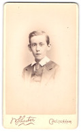 Photo Suter, Cheltenham, Portrait Frecher Bube Mit Krawatte Im Jackett  - Anonyme Personen