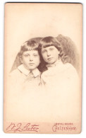 Photo Suter, Cheltenham, Portrait Niedliches Kinderpaar In Hübscher Kleidung  - Anonyme Personen