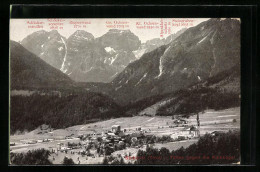 AK Telfes Im Stubaital, Gesamtansicht Gegen Die Kalkkögel  - Sonstige & Ohne Zuordnung