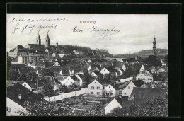 AK Freising, Ortsansicht Aus Der Vogelschau  - Freising