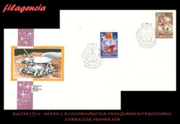 RUSIA SPD-FDC. 1973-20 DÍA DE LA COSMONÁUTICA - FDC
