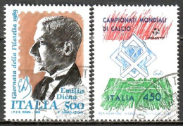 Italien 1989, MiNr. 2101+2102; Alb. 05 - 1981-90: Oblitérés