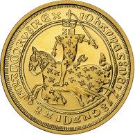 France, Médaille, Reproduction Du Franc à Cheval, Jean II Le Bon, 1981, Or - Other & Unclassified