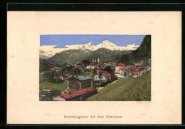 AK Berchtesgaden, Gesamtansicht Mit Watzmann  - Berchtesgaden