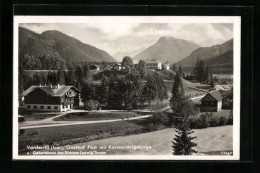 AK Vorderriss / Isar, Gasthof Post Mit Karwendelgebirge  - Autres & Non Classés