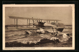 AK Französisches Marineflugzeug (Breguet-Doppeldecker)  - Other & Unclassified