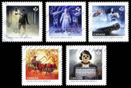 Canada (Scott No.2861-65 - Le Canada Hanté / Haunted Canada) (o) Set Of 5 - Gebraucht