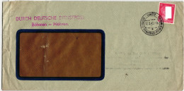 Deutsches Reich 788 Auf Brief Deutsche Dienstpost Böhmen Mähren #KT610 - Sonstige & Ohne Zuordnung
