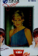 TELECARTE ETRANGERE....LADY DIANA - Characters