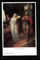 AK Szene Aus Tristan Und Isolde, Sage  - Contes, Fables & Légendes