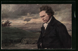 AK Ludwig Van Beethoven In Einer Abendstimmung  - Entertainers