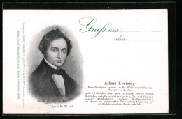 AK Albert Lortzing, Kapellmeister, 1801-1851  - Artistas
