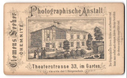 Fotografie Clemens Seeber, Chemnitz, Theaterstr. 33, Ansicht Chemnitz, Partie Am Atelier Des Fotografen  - Orte