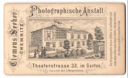 Fotografie Clemens Seeber, Chemnitz, Theaterstr. 33, Ansicht Chemnitz, Passanten Spazieren Am Atelier Vorbei  - Lieux