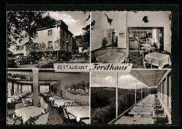 AK Werdohl-Lüdenscheid, Restaurant Forsthaus, Innen- Und Aussenansicht  - Chasse