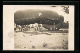 Foto-AK Deutscher Militär-Ballon6  - Fesselballons