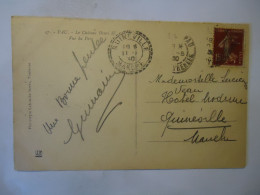 FRANCE   POSTCARDS PAU 1930 POSTMARK SUINEVILLE MANGHE  FREE AND COMBINED   SHIPPING - Autres & Non Classés
