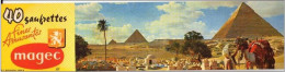 Chromos Image - Gaufrettes Magec BESANCON - EGYPTE Pyramide - Format Panoramique - Autres & Non Classés