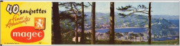 Chromos Image - Gaufrettes Magec BESANCON - Calanques - Format Panoramique - Autres & Non Classés