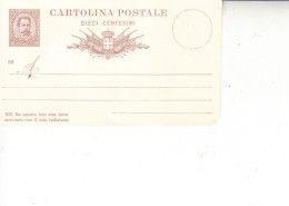 INTERO  POSTALE 1879 - Umberto  1° - Interi Postali