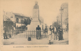 Asnières (92 Hauts De Seine) Statue A Alfred Durand Claye - Salubrité Des Villes Et Assainissement - édit Pouydebat 1900 - Asnieres Sur Seine