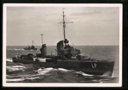 AK Torpedoboot Leopard In Marschformation  - Krieg