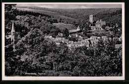 AK Kransberg /Taunus, Ortspartie Mit Kirche In Dichtem Wald  - Taunus