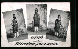 AK Frau In Altenburger Bauerntracht  - Costumes