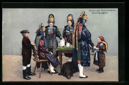AK Hormedjungfern, Altenburger Bauerntrachten  - Costumes