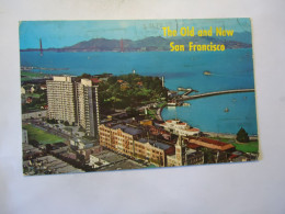 UNITED STATES POSTCARDS SAN FRANCISCO NEW AND OLD 1970  STAMPS  FREE AND COMBINED   SHIPPING - Autres & Non Classés