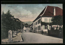 CPA Urbach, Vue De La Rue Im Ort  - Autres & Non Classés