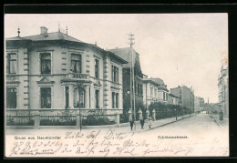 AK Neumünster, Schützenstrasse Mit Kindern  - Neumünster