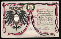 Künstler-AK Bruno Bürger & Ottillie Nr. 8621: Portrait Kaiser Wilhelms II. Im Reichsadler  - Autres & Non Classés