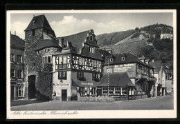 AK Cochem /Mosel, Gasthaus Alte Historische Thorschänke, Bes. Jos. Fink  - Cochem