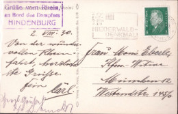 Germany HINDENBURG 1930. PC - Fesselballons