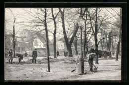 AK Nürnberg, Die Hallerwiese Nach D. Hochwasser-Katastrophe Im Februar 1909  - Inundaciones