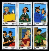 FRANCE 2007 ADVENTURES OF TINTIN COMICS COMPLETE SET MNH - Fumetti