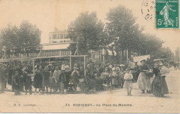 Asnières (92 Hauts De Seine) La Place Jour De Marché - édit. HS N° 23 - Asnieres Sur Seine