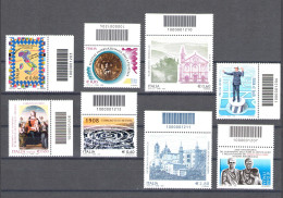 2008 Repubblica Italiana "Codici A Barre" 8 Valori MNH**, Annata Completa Senza Corriere Dei Piccoli - Barcodes