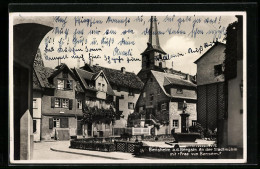 AK Bensheim A. D. Bergstr., An Der Stadtmühle Mit Fraa Vun Bensem  - Bensheim