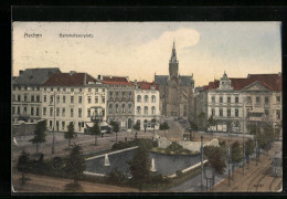 AK Aachen, Bahnhofsvorplatz Mit Hotel-Restaurant Düren  - Düren