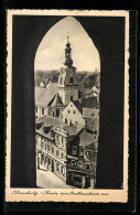AK Meuselwitz, Kirche Vom Rathausturm Aus  - Meuselwitz