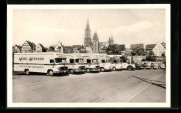 AK Neu-Ulm, Möbel-Mutschler, Lieferwagen Mit Logo, Korrespondenzkarte  - Neu-Ulm